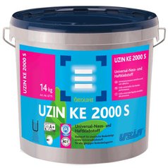 UZIN KE2000S bal. 14 kg univerzální disperzní lepidlo pro vinylové dílce